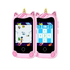 Детский смартфон Elari GamePhone 32Mb, 4Gb, черный/розовый