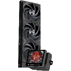 Система водяного охлаждения Thermalright Stream Vision 360 Soc-AM5/AM4/1200/1700/1851 черный 4-pin 28.1dB Al LCD Ret (S-VISION-360-BL)