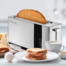 Тостер Ufesa Plus Delux нержавеющая сталь, 1050 Вт, 1 слот