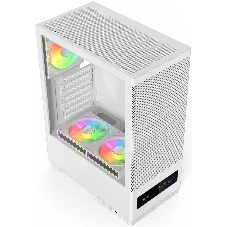 Компьютерный корпус ACD Citadel 108DW ATX, Type-C + 2 X USB ports + HD audio combo, Mesh, TG, белый