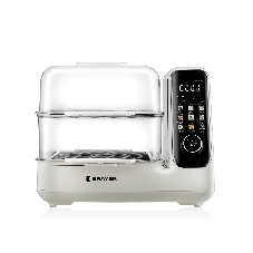 Пароварка BRAYER BR2860 бежевый, 10 л, ярусы - 2, 2050 Вт, электронное