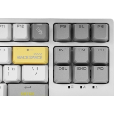 Клавиатура проводная A4Tech Bloody S87 Energy (S87 USB ENERGY WHITE) USB белый/желтый