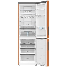 Холодильник Haier C2F636CORGU1 оранжевый двухкамерный 256/108 л морозилка снизу, No Frost