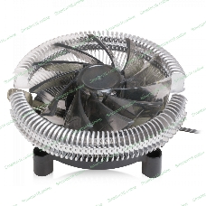 Кулер для процессора Crown CM-S1250TPWM v2 серебристый/черный, 95 мм, алюминий, 2000 об/мин, 28.7 дБ, 4 pin, 125 Вт, 53 мм