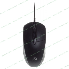 Мышь проводная Oklick 275M черный, 1000 dpi, USB, кнопки - 3
