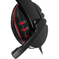 Гарнитура Oklick HS-L380G черный/красный 1.8м мониторы оголовье (JD-032)