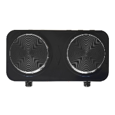 Плита настольная электрическая BLACKTON Bt HP216CI чёрный, 2 кВт, ТЭН, конфорки - 2, эмаль, поворотные переключатели