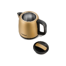 Чайник электрический Kitfort KT-6111 1л. 1630Вт золотистый/черный (корпус: нержавеющая сталь)