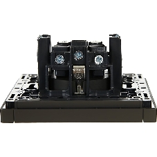 Розетка СП FORTE&PIANO FP315 16А с заземл. защ. шторки винт. крепл. сер. IEK FP-R14-16-K03