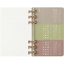 Еженедельник Moleskine ACADEMIC SPIRAL DHSPK5212AMWH3 Large 150х210 мм 200 стр. кремовые страницы спираль киви