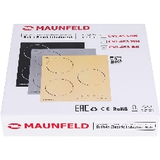 Индукционная варочная панель Maunfeld EVI.453-BG, конфорок: 3 шт., стеклокерамика, независимая, бежевый