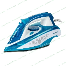 Утюг Eurostek EEI-2600 синий/белый, 2600 Вт, 45 г/мин, 140 г/мин, 350 мл