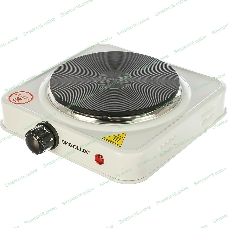 Плита настольная электрическая Ergolux ELX-EP03-C01 1 конф., дисковый нагр. эл., 1000 Вт 220-240В белый