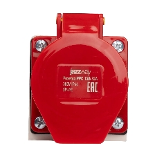 Розетка стационарная для наружной установки PPC 124 3Р+РЕ 32А 380В IP44 Jazzway
