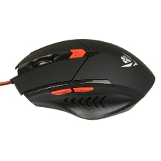 Мышь проводная Dialog MOG-11U Nakatomi Gaming - 6 кнопок + ролик, USB,черная