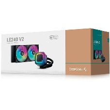 Система жидкостного охлаждения DeepСool LE240 V2 черный (R-LE240-BKAMMC-G-2)
