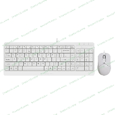 Комплект клавиатура+мышь A4Tech FStyler F1512 проводной, USB, 1200 DPI, белый