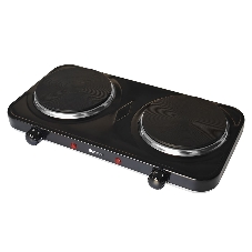 Плита настольная электрическая BLACKTON Bt HP216CI чёрный, 2 кВт, ТЭН, конфорки - 2, эмаль, поворотные переключатели
