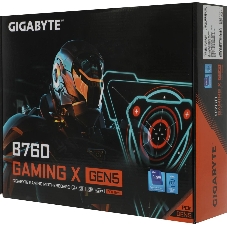 Материнская плата Gigabyte B760 GAMING X GEN5, LGA1700, Intel B760, 4xDDR5, 4xSATA, 3xM.2, 1xPCIe 5.0 x16, 2xPCIe 3.0 x1, 1xHDMI, 1xDP, 1x2.5Gb LAN, 1xUSB-C 5Gbps, 1xUSB-A 10Gbps, 1xUSB-A 5Gbps, 5xUSB-A 2.0, 6x3.5 мм, 7.1, ATX