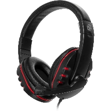 Гарнитура Oklick HS-L380G черный/красный 1.8м мониторы оголовье (JD-032)