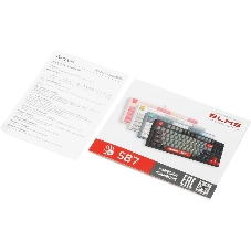 Клавиатура проводная A4Tech Bloody S87 Energy (S87 USB ENERGY WHITE) USB белый/желтый