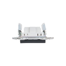 Розетка IEK SKANDY SK-R02G 10А графит без заземл. без защ. шторок SK-R10-10-K53