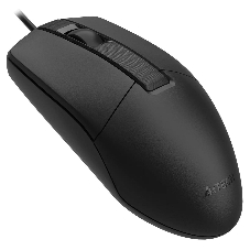 Мышь проводная A4Tech OP-330S черный, 1200 dpi, USB, кнопки - 3