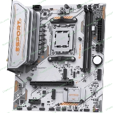 Материнская плата Maxsun MS-eSport B850M WIFI ICE, AM5, AMD B850, 2xDDR5, 2xSATA, 2xM.2, 1xPCIe 5.0 x16, 1xPCIe 3.0 x1, 1xHDMI 1.4, 1xDP, 1xRJ45, Wi-Fi 6, Bluetooth 5.2, 4xUSB-A 5Gbps, 2xUSB-A 2.0, 3x3.5 мм, 7.1, mATX