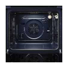 Духовой шкаф Kuppersberg HO 608 X Line, High-Tech, 78 л, цвет черный, цвет фурнитуры нержавеющая сталь, поворотное управление, дисплей, таймер, 8 режимов, макс. температура 310 градусов, телескопические направляющие (на 1 уровень)