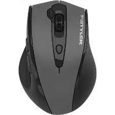 Мышь A4Tech Fstyler FG55S Plus серый оптическая 1200dpi silent беспров. USB