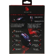 Мышь беспроводная A4Tech Bloody R80 Plus Skull черный, 5000 dpi, радиоканал, USB, кнопки - 8