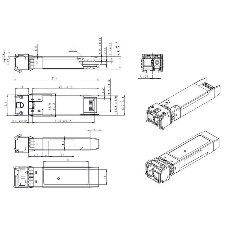 Модуль SNR SFP+ WDM, дальность до 40км (16dB), 1330нм