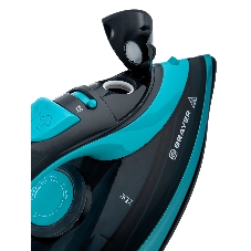 Утюг BRAYER BR4019 голубой/черный, 2400 Вт, 25 г/мин, 140 г/мин, 320 мл