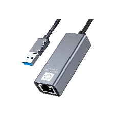 Кабель-адаптер 5bites UA3-45-13BK USB3.0, RJ45 1G, AL, серый