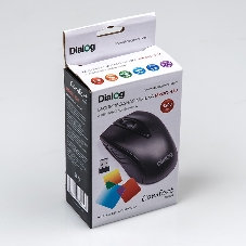 Мышь беспроводная Dialog Comfort MROC-17U черный, 1200 dpi, радиоканал, USB, кнопки - 3