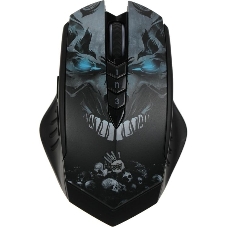 Мышь беспроводная A4Tech Bloody R80 Plus Skull черный, 5000 dpi, радиоканал, USB, кнопки - 8