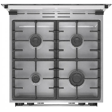 Плита комбинированная Gorenje GKS6C72XF серебристый, конфорок 4 газовых, духовка 71 л, 60 см x 85 см x 60 см