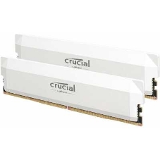 Оперативная память Crucial Pro Gaming by Micron, DDR5, 64GB (2x32GB), 6400 MHz, CL40, с радиатором, белый