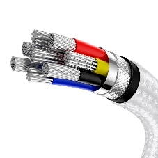 Кабель Baseus Cafule 1m белый