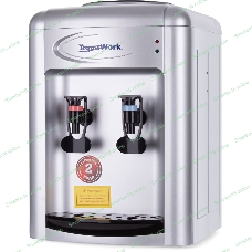 Кулер для воды Aqua Work 0.7-TKR, верхняя загрузка, нагрев 97 °С, без охлаждения, серебристый