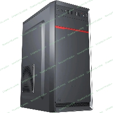 Компьютерный корпус Digma DCC-MD302 черный без БП ATX 1x80мм 3x120мм 2xUSB 2.0 2xUSB 3.0 audio