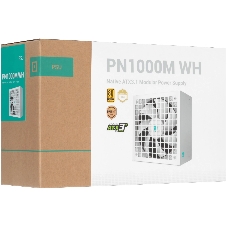 Блок питания Deepcool/GAMERSTORM PN1000M WH (ATX 3.1, 1000W, Full Cable Management, PWM 135мм fan, Active PFC, 80+ GOLD, Active PFC + Full Bridge SRC LLC + DC/DC,Gen5 PCIe, белый) RET