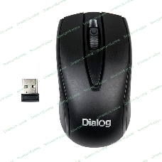 Мышь беспроводная Dialog Comfort MROC-17U черный, 1200 dpi, радиоканал, USB, кнопки - 3