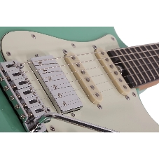 Электрогитара SCHECTER NICK JOHNSTON TRAD-HSS A. GREEN - электрогитара 6-струнная. 22 лада, корпус: ольха, гриф: обоженный клен, накладка черное дерево, на болтах, звукосниматели: HSS Schecter Diamond '78, 2x Schecter Diamond Nick Johnston Single Coil, р