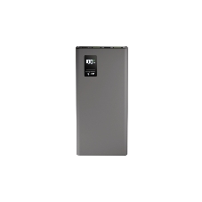Портативный аккумулятор OLMIO QR-10, 10000mAh, 22.5W, QuickCharge3.0/PowerDelivery, LCD, серый