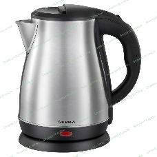 Чайник электрический SUPRA KES-1822 1.8 л, 1500 Вт, серебристый/черный корпус: металл