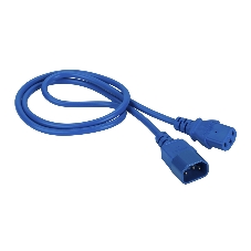 Шнур питания Lanmaster LAN-PP13/14-10-BL C13-С14 проводник.:3x0.75мм2 10м 220В 10А синий