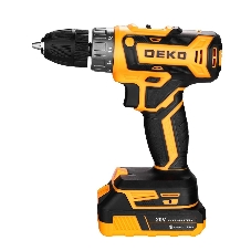 Дрель-шуруповерт Deko GCD20DU PRO, 20 В, 3 Ач, 42 Нм, щеточный