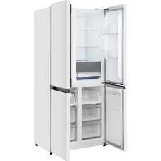 Холодильник Weissgauff WCD 450 W NoFrost Inverter белый трехкамерный 287/163л морозилка снизу, No Frost, Side by Side