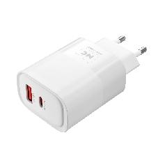 Сетевое зарядное устройство MORE CHOICE NC81i СЗУ 1USB+1Type-C 3.0A PD 20W+ QC3.0, белый